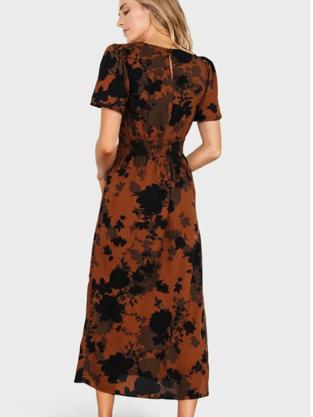 NWT Baltic Born Espresso Lenni Midi Dress sz 1X - Picture 2 of 3